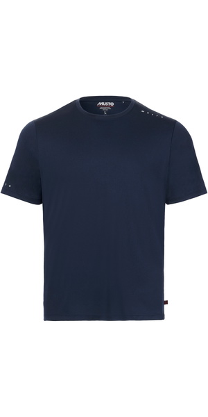 2026 Musto Hombres Evo Crew Camiseta De Protección Solar 82432 - Navy